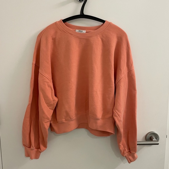 AGOLDE Balloon Sleeve Crewneck Sweatshirt - Picture 2 of 4